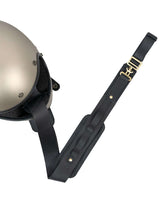Black Helmet Carry Strap Trip Machine - cafetwin