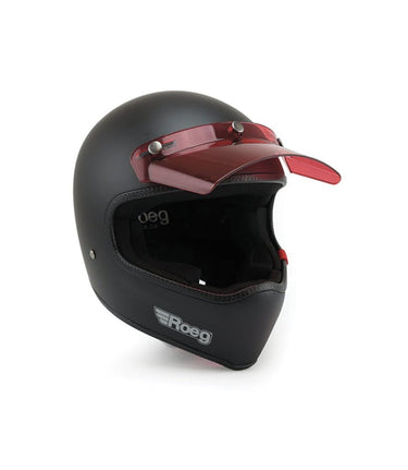 Motorcycle Visor Vintage Roeg Sonny Peak Red - cafetwin