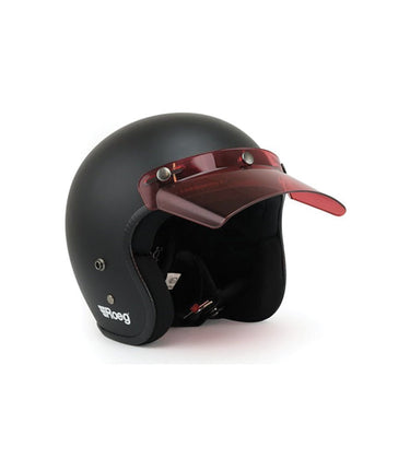 Motorcycle Visor Vintage Roeg Sonny Peak Red - cafetwin