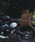 Zaino Moto Eastwood in pelle Marrone Trip Machine - cafetwin