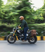 Zaino Moto Eastwood in pelle Marrone Trip Machine - cafetwin