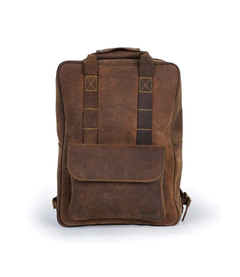 Zaino Moto Eastwood in pelle Marrone Trip Machine - cafetwin