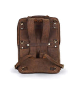 Zaino Moto Eastwood in pelle Marrone Trip Machine - cafetwin