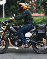 Zaino Moto Eastwood in pelle Nera Trip Machine - cafetwin