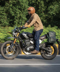 Zaino Moto Eastwood in pelle Verde Trip Machine - cafetwin