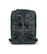 Zaino Moto Eastwood in pelle Verde Trip Machine - cafetwin