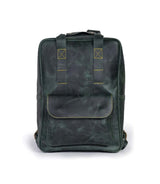 Zaino Moto Eastwood in pelle Verde Trip Machine - cafetwin