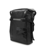 Black Roll Top Backpack 25L - Royal Enfield - cafetwin