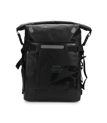 Mochila Roll Top Preta 25L - Royal Enfield - cafetwin