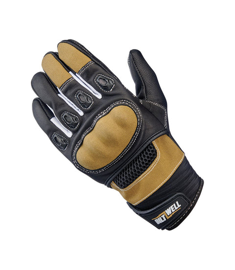 Handschuhe Moto Sommer Biltwell Bridgeport Beige