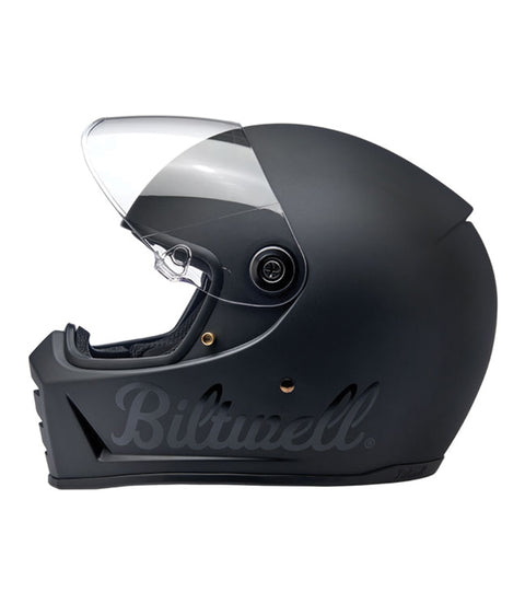 Casco Biltwell Lane Splitter Flat Black Factory - cafetwin