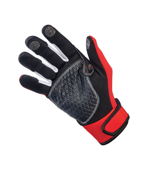 Summer Gloves Biltwell Red Baja