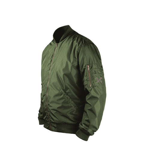 Chaqueta Moto John Doe Vuelo Verde Militar