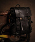 Zaino Vintage Moto Trip Machine Rambler Nero - cafetwin