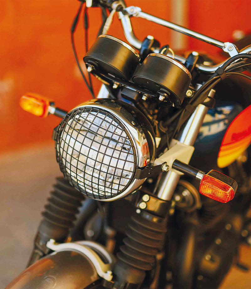 Headlight Grill Royal Enfield / Triumph Cafe Twin