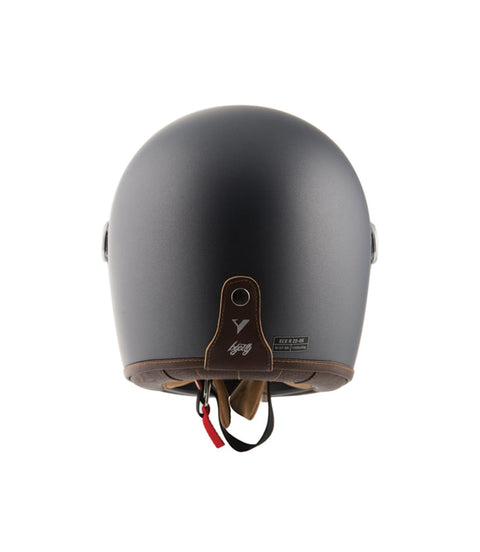 Casco Vintage Grigio Opaco By City Roadsterr II - cafetwin