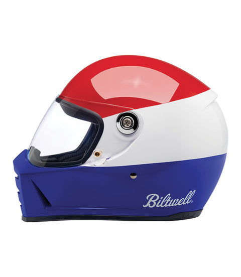 Helmet Biltwell Lane Splitter RED/WHITE/BLUE