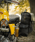 Zaino Vintage Moto Trip Machine Rambler Nero - cafetwin