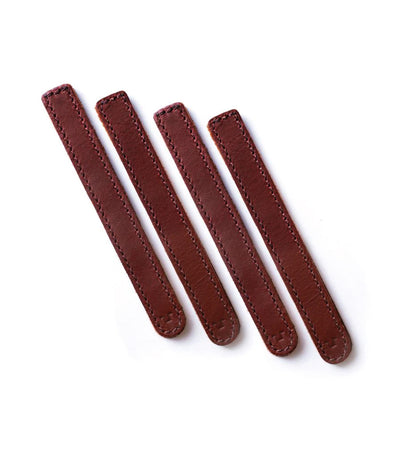 Red Leather Cable Ties