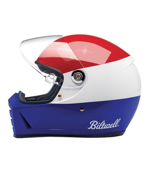 Casco Biltwell Lane Splitter RED/WHITE/BLUE - cafetwin