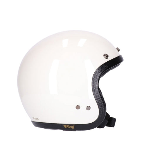 Casque Jet Vintage Homologué Blanc Roeg Jettson 2.0