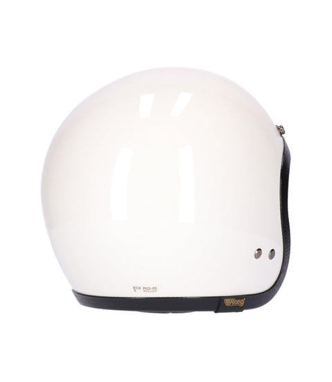 Casque Jet Vintage Homologué Blanc Roeg Jettson 2.0