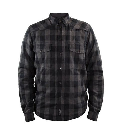 Camicia Moto John Doe Grey Black