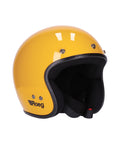 Casco Jet Vintage Giallo Roeg