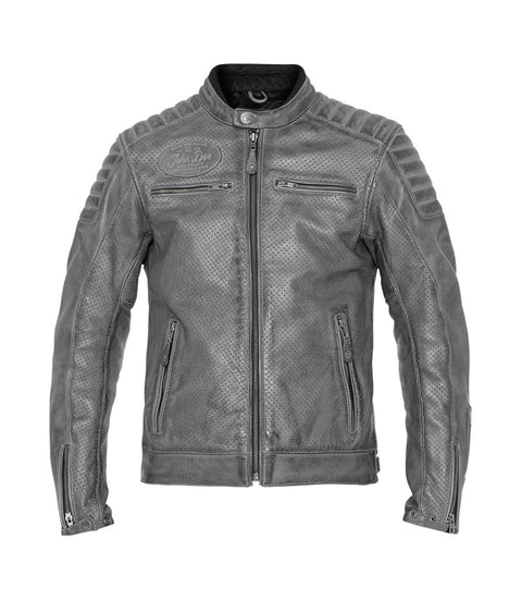 Giacca Moto in Pelle John Doe Storm Jacket