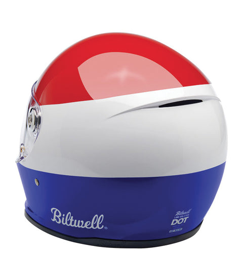 Casco Biltwell Lane Splitter RED/WHITE/BLUE - cafetwin