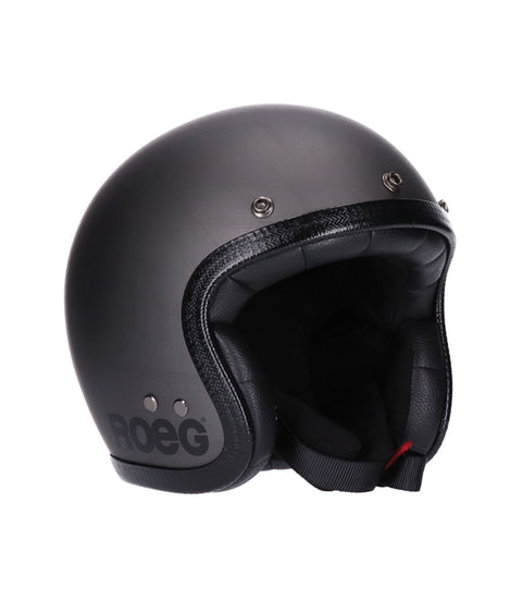 Casco Jet Vintage Omologato Grigio Roeg Jettson 2.0