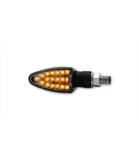 Blinker Moto Schwarze LEDs