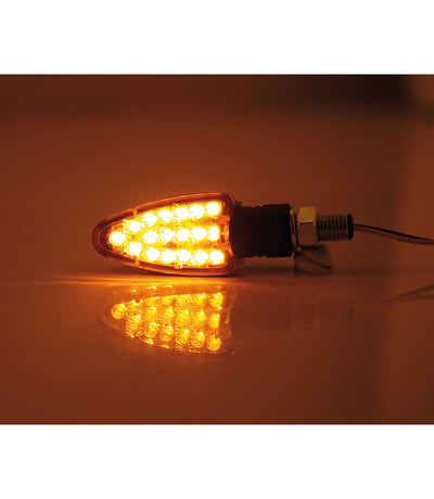 Clignotants Moto LED noires