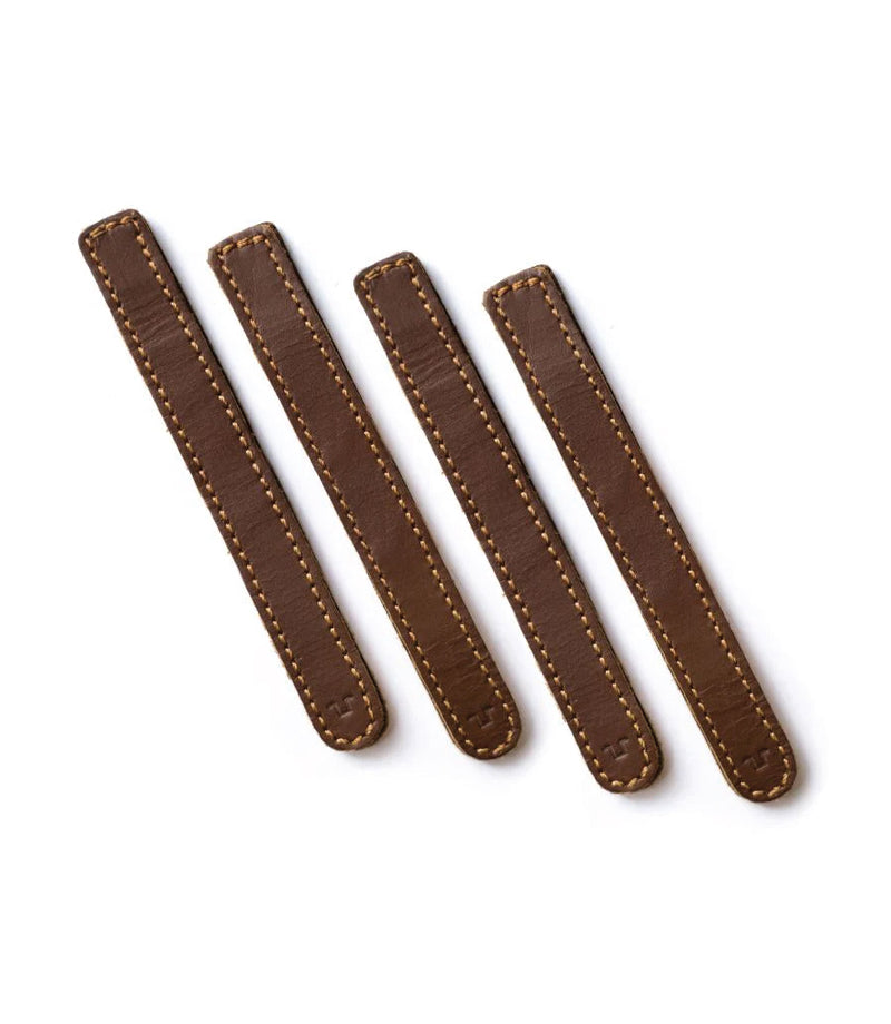 Cognac Leather Cable Ties