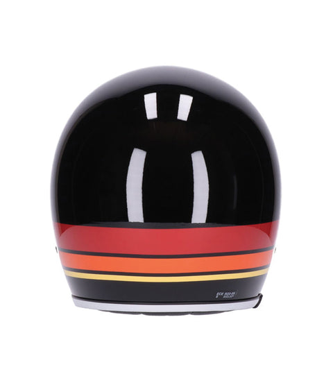 Casque Jet Vintage Noir/Rouge Roeg Jettson 2.0