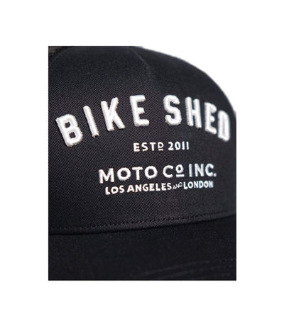 Bike Shed Hat with Visor Black