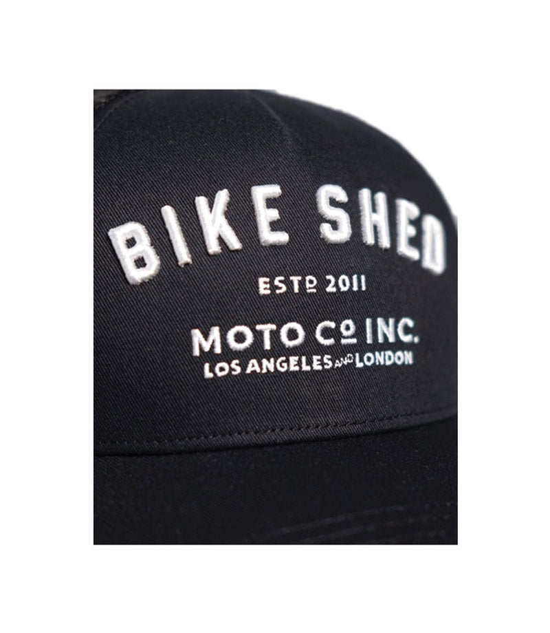 Chapeau Bike Shed avec visière Noir