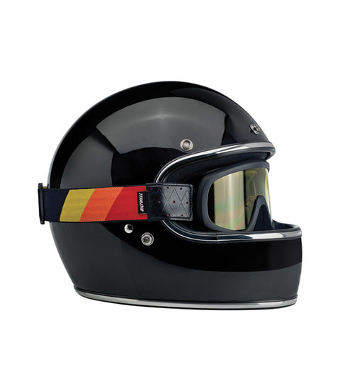 Maschera Biltwell Overland 2.0 Tri-Stripe Black - cafetwin