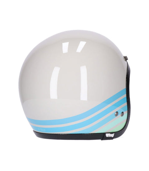 Helm Jet Vintage Weiß/Blau Roeg Jettson 2.0