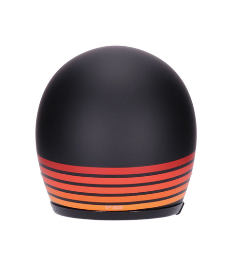 Casque Jet Vintage Noir/Orange Roeg Jettson 2.0