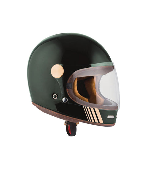 Casco Vintage Integrale By City Verde