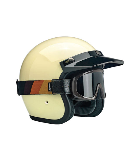 Maschera Biltwell Overland 2.0 Tri-Stripe Gold - cafetwin