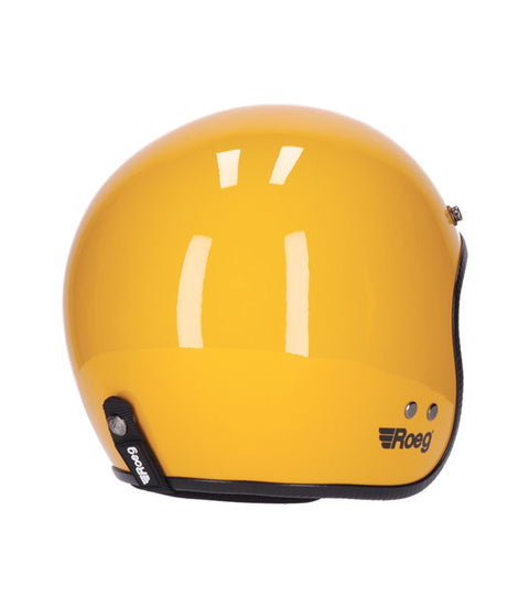 Casco Jet Vintage Giallo Roeg - cafetwin