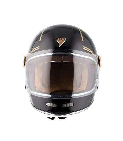 Casco Moto By City Nero