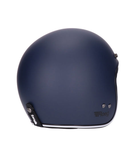 Helm Jet Vintage Blau Roeg