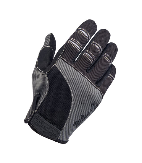 Handschuhe Moto Biltwell Sommer Schwarz/Grau