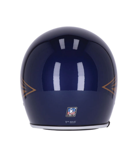 Helm Jet Vintage Blau-Gold Roeg Jettson 2.0