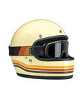 Maschera Biltwell Overland 2.0 Tri-Stripe Gold - cafetwin