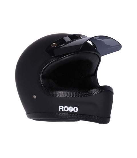 Casco Integrale Enduro Vintage Peruna 2.0 Nero