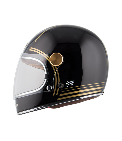 Casco Vintage Roadster II Nero Oro - cafetwin